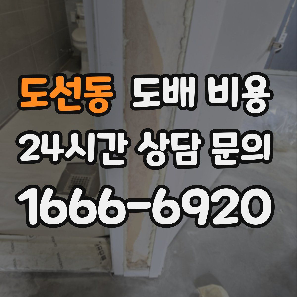 도선동 도배 비용