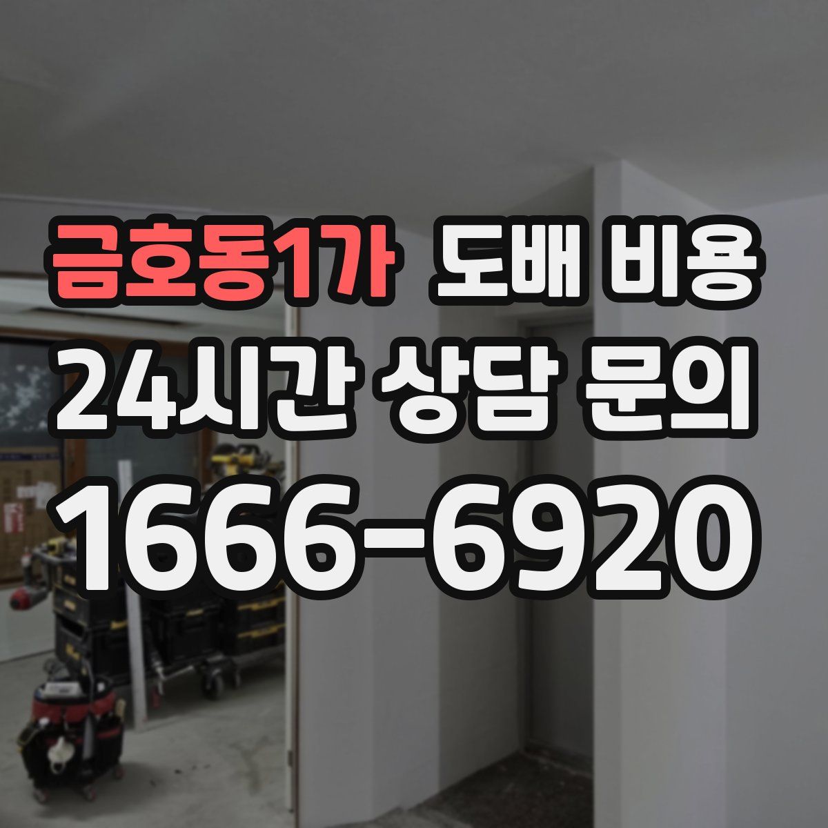 금호동1가 도배 비용