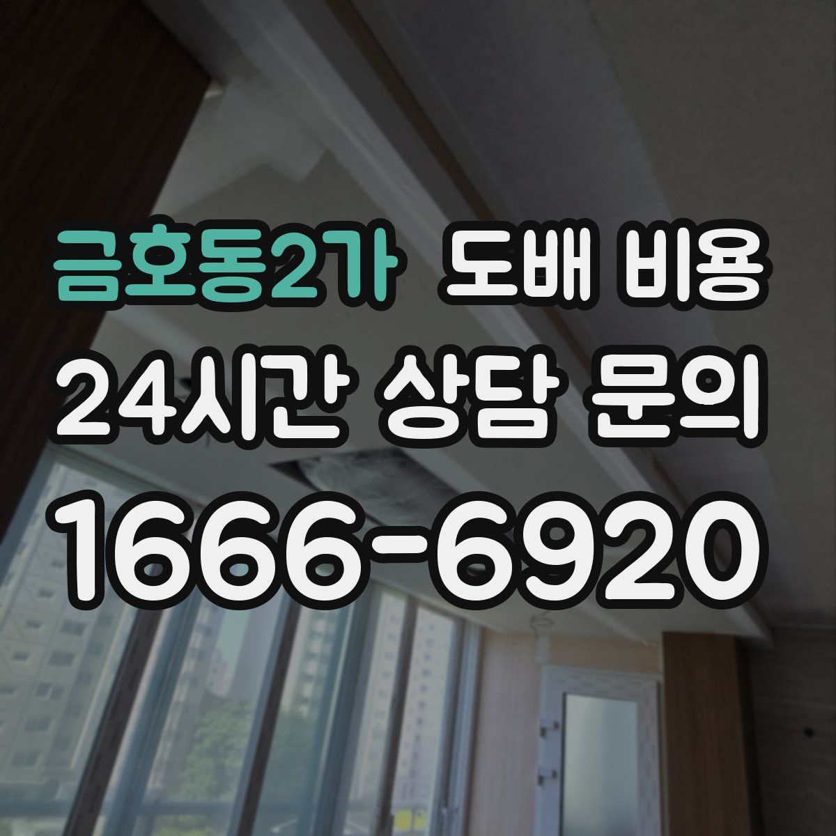 금호동2가 도배 비용