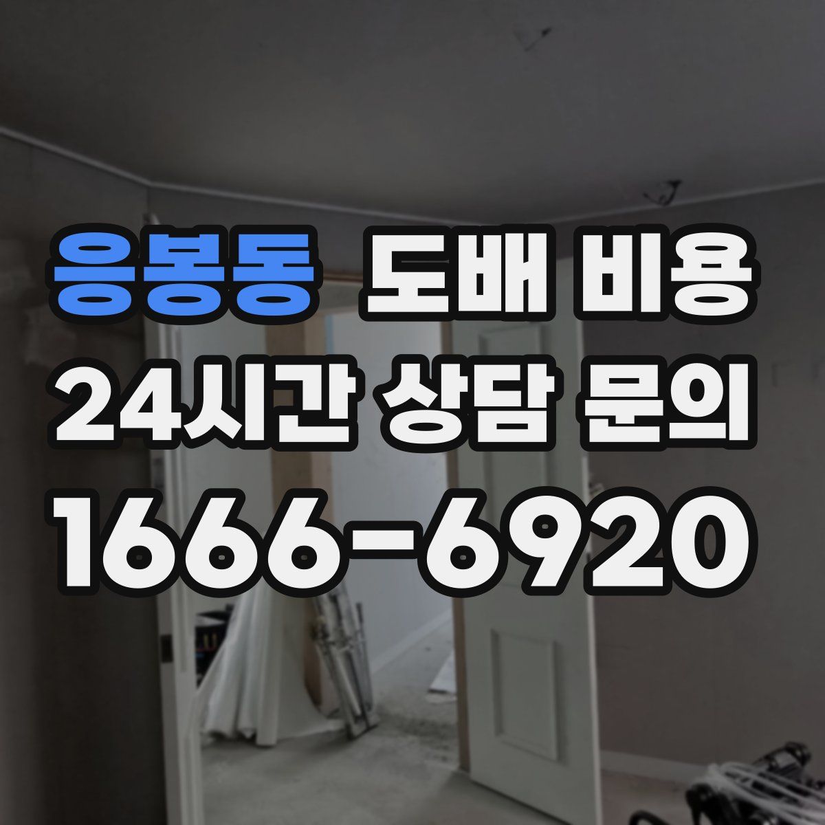 응봉동 도배 비용