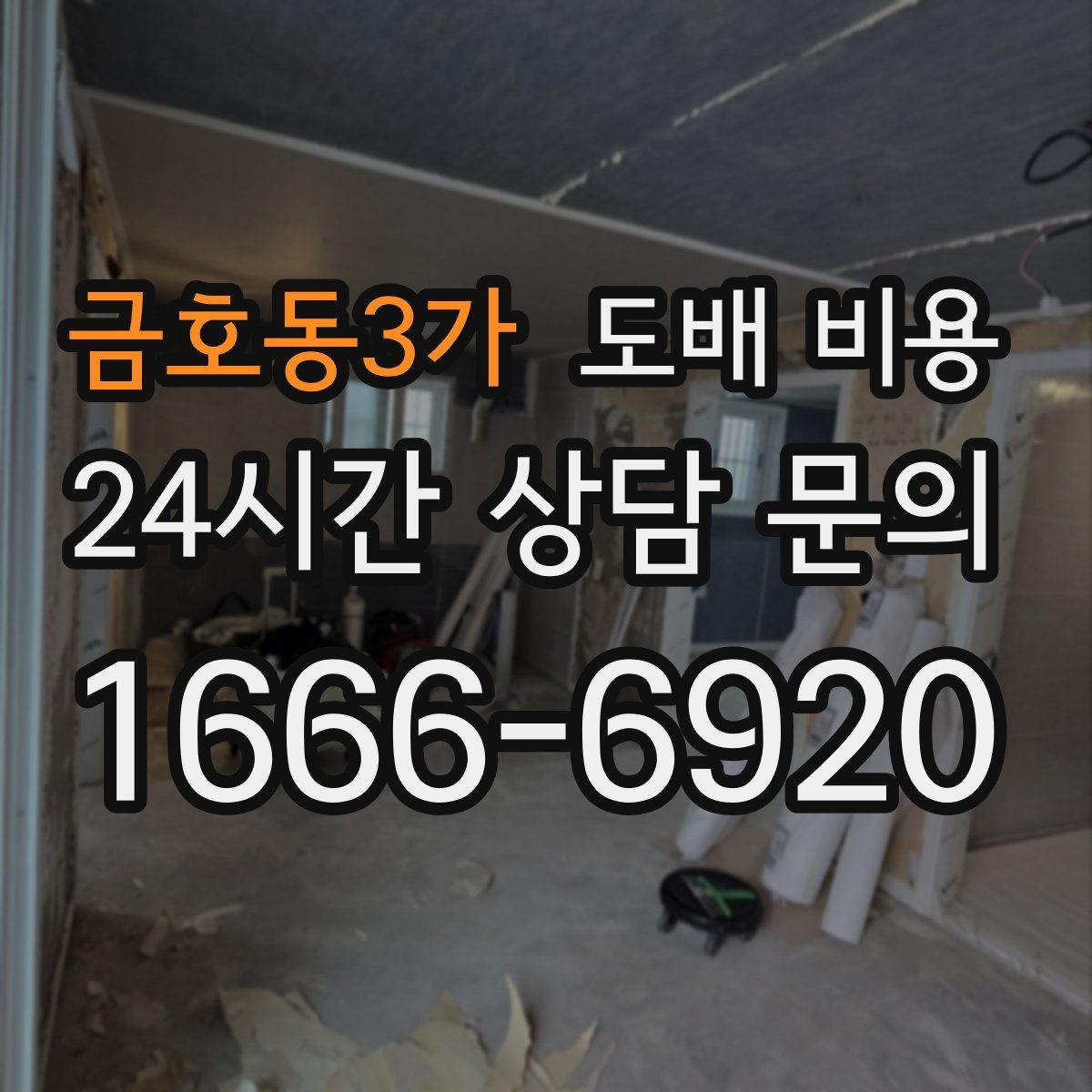 금호동3가 도배 비용