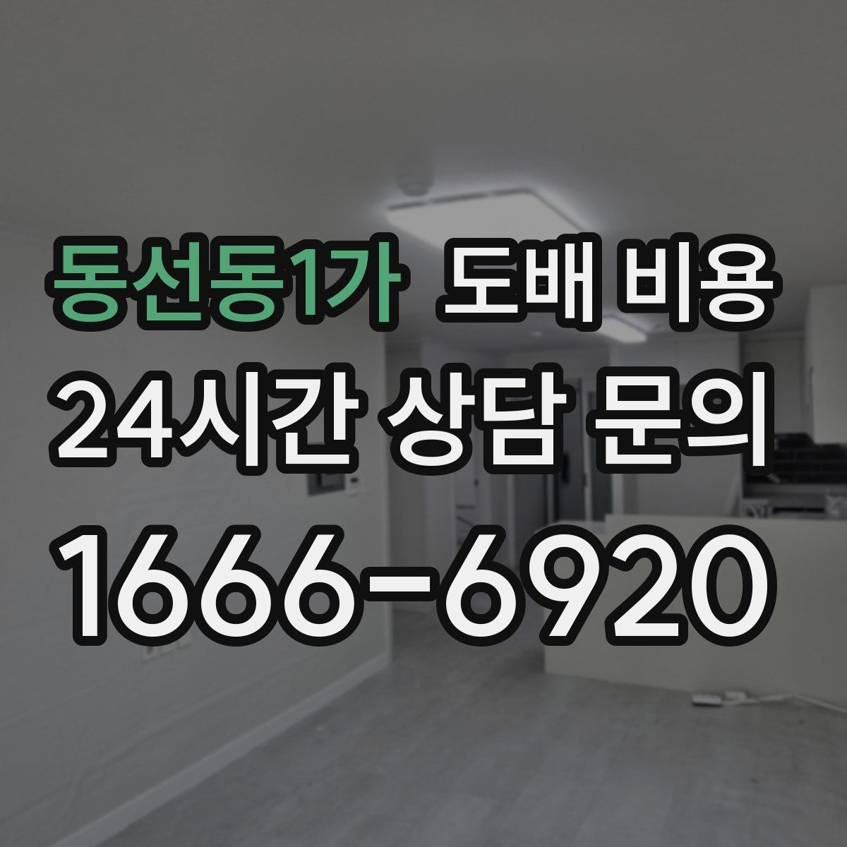 동선동1가 도배 비용