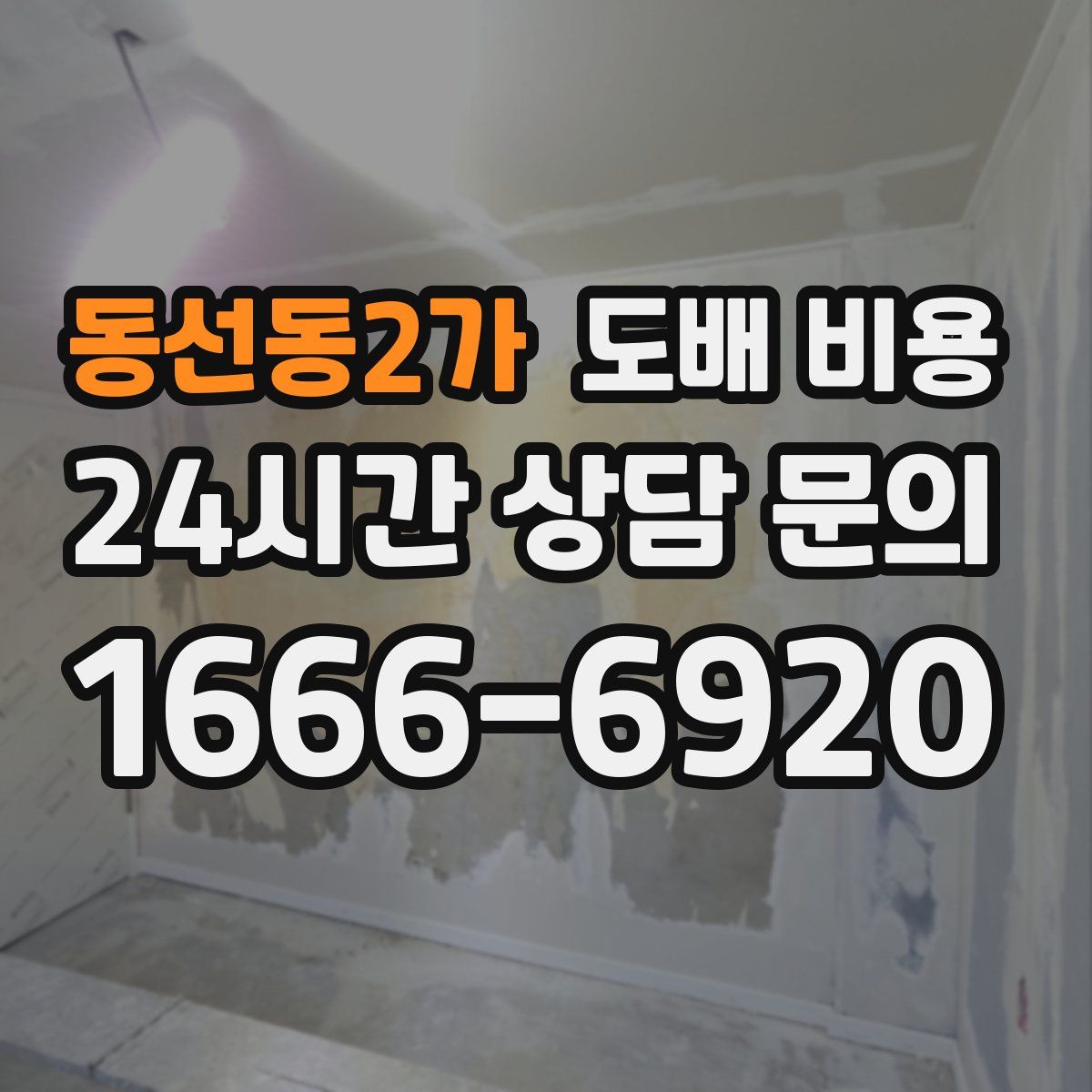 동선동2가 도배 비용
