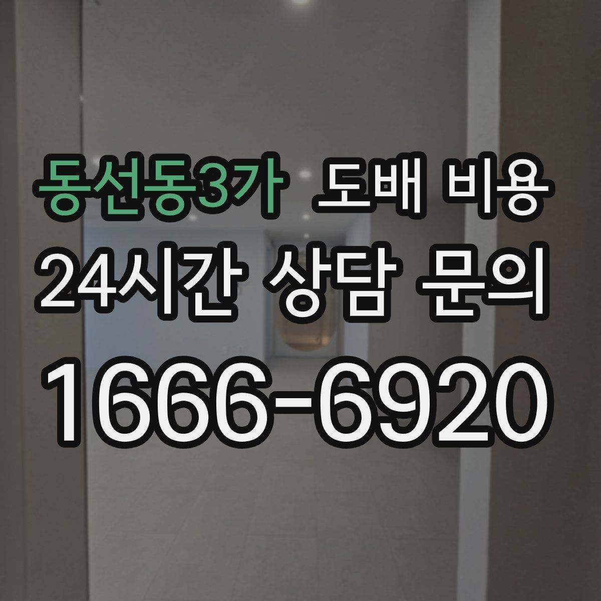 동선동3가 도배 비용