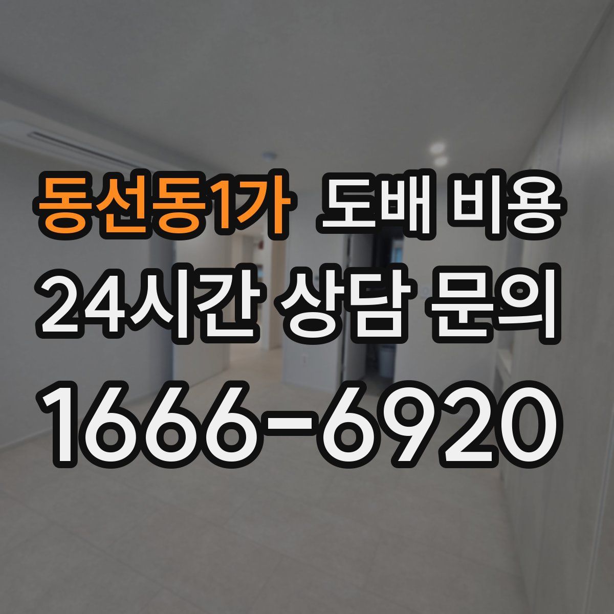 동선동1가 도배 비용