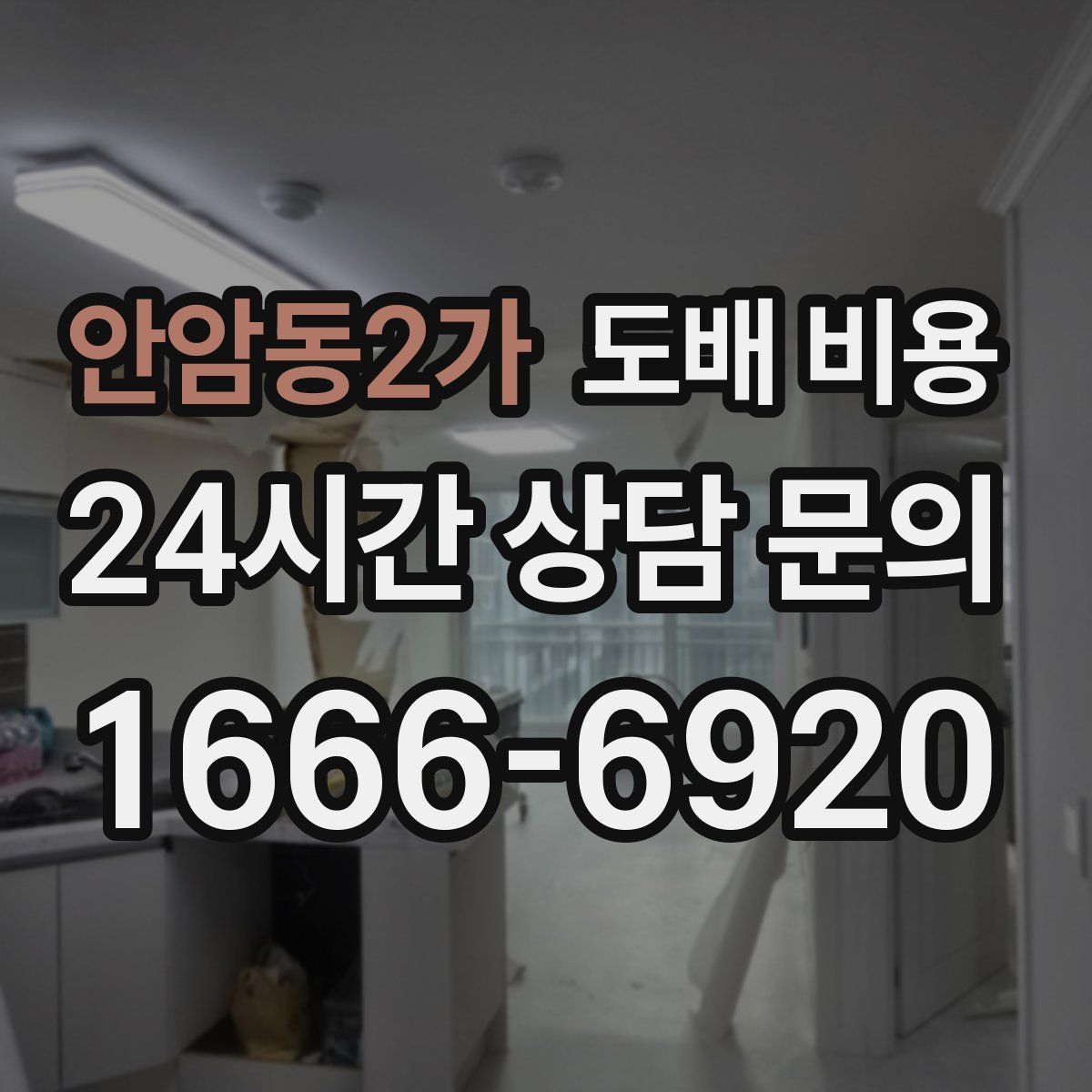 안암동2가 도배 비용