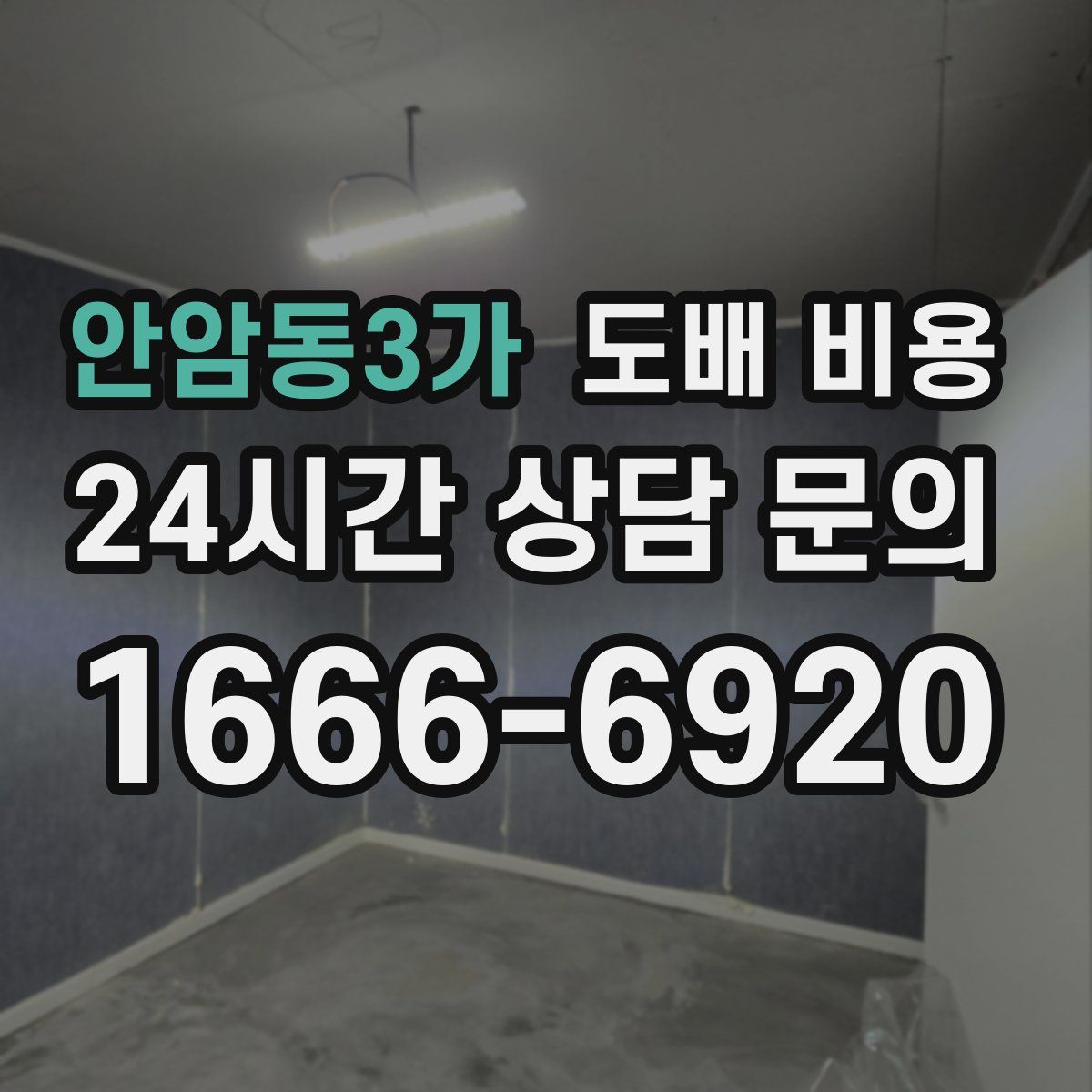 안암동3가 도배 비용