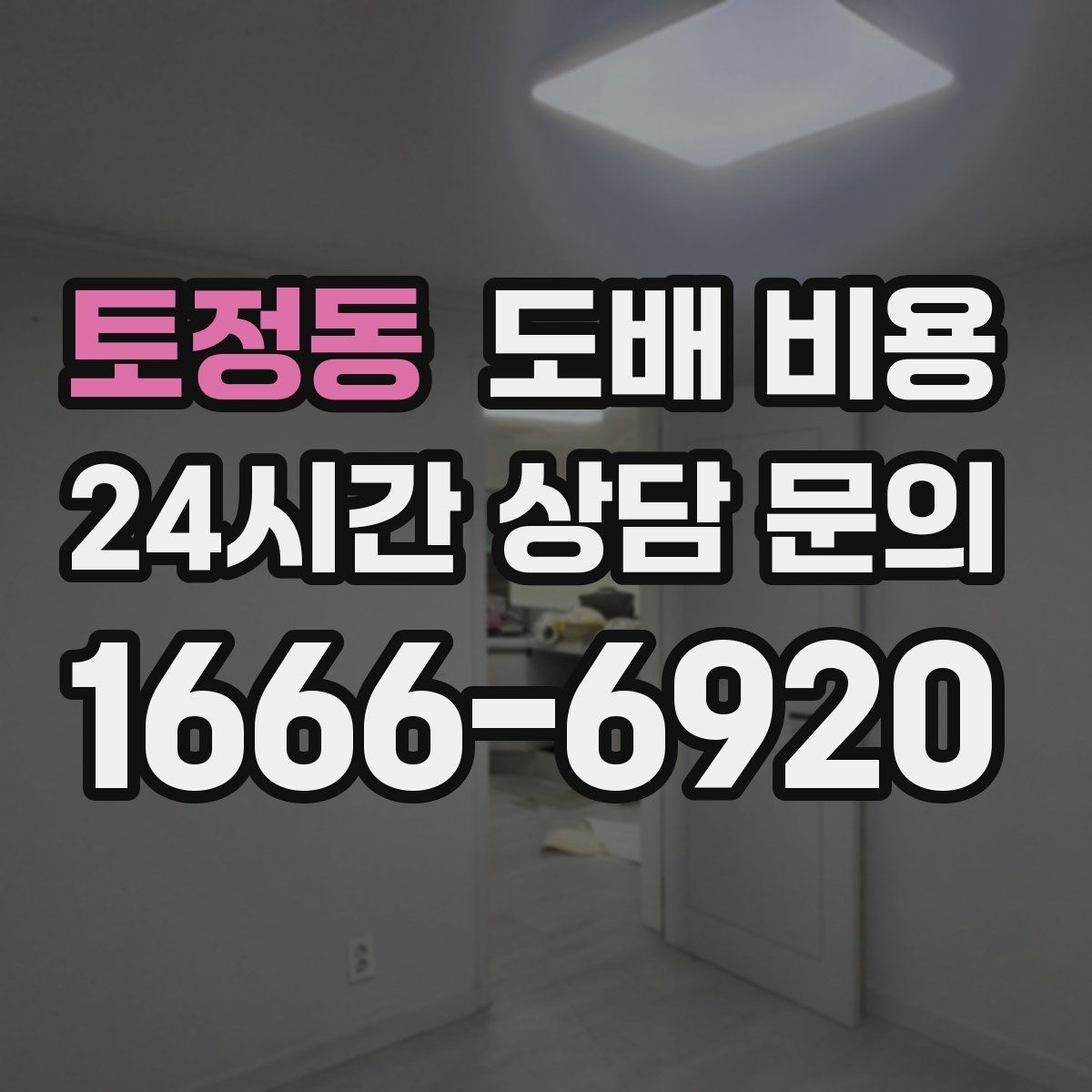 토정동 도배 비용