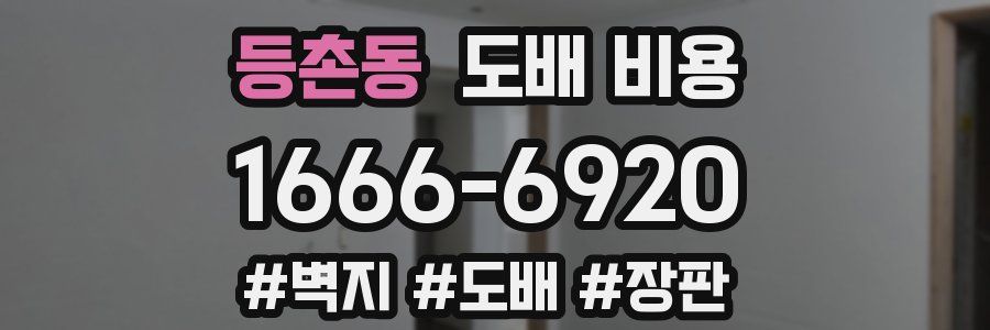 등촌동 도배 비용