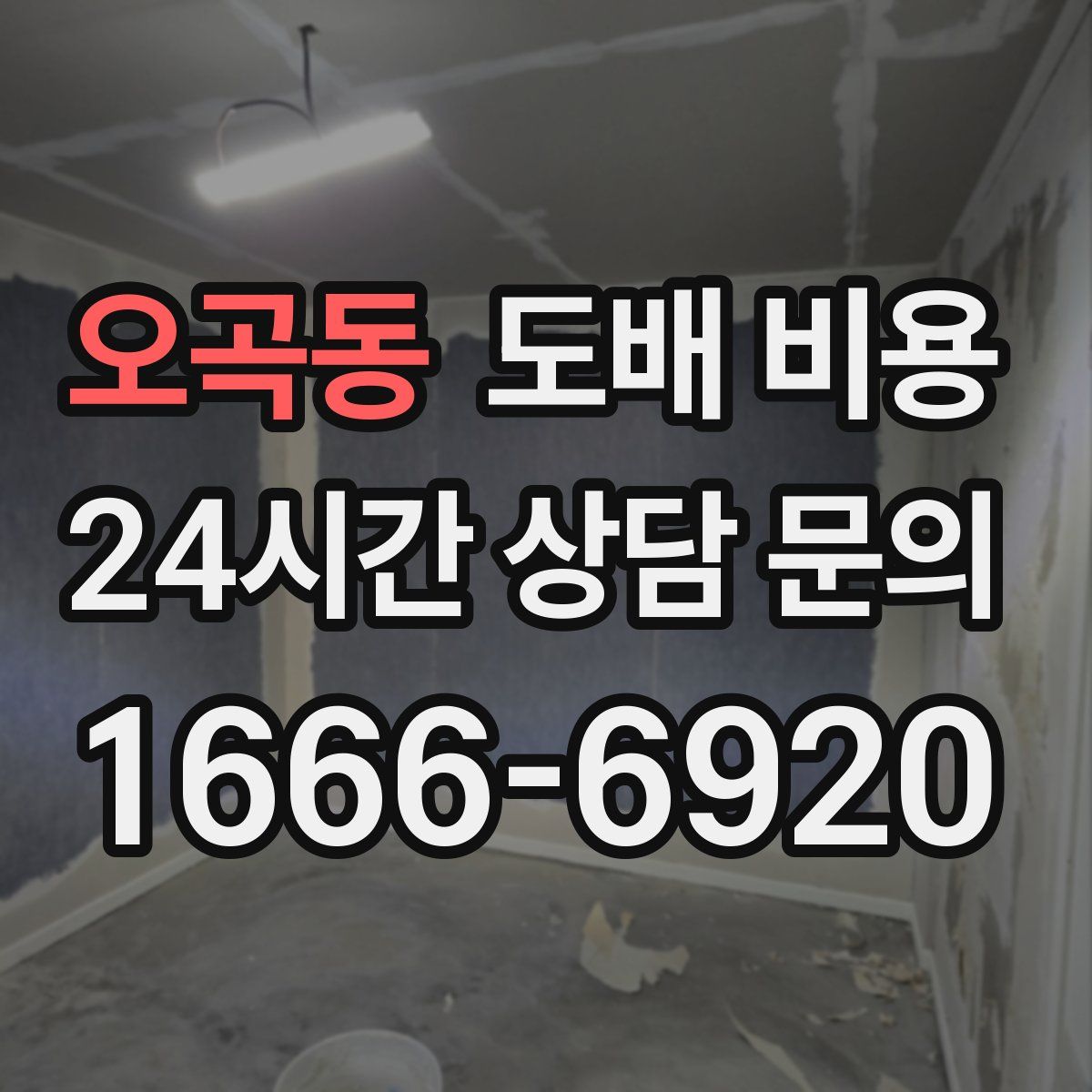 오곡동 도배 비용