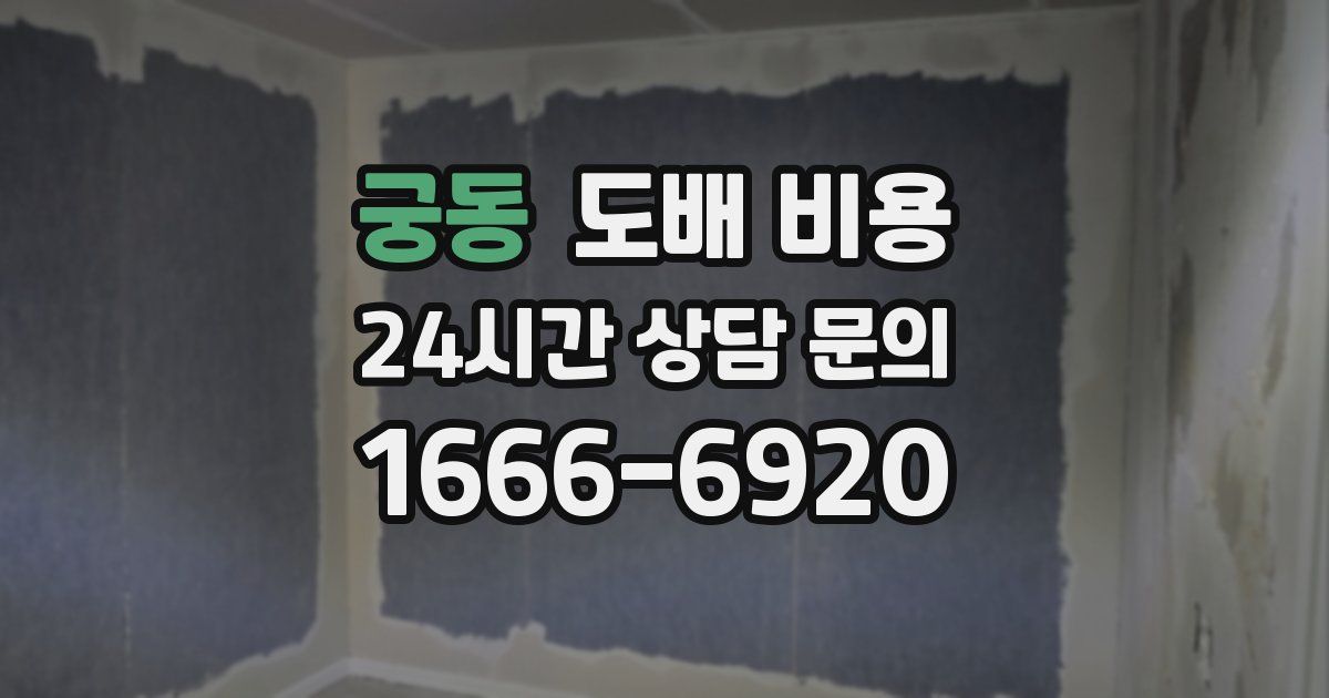 궁동 도배 비용