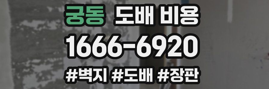 궁동 도배 비용