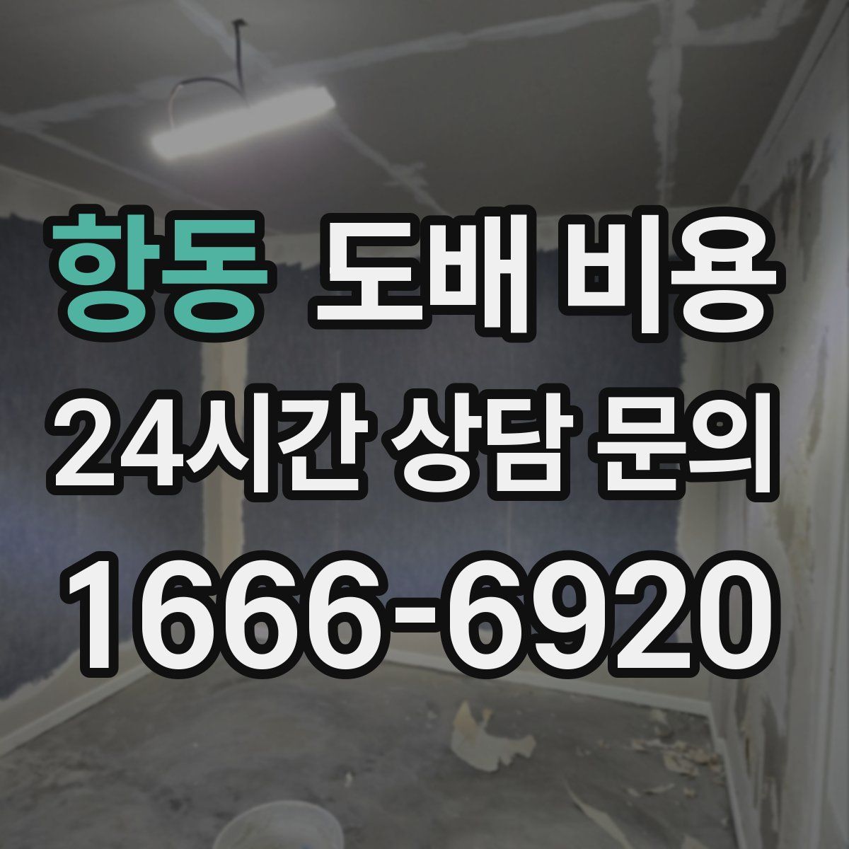 항동 도배 비용