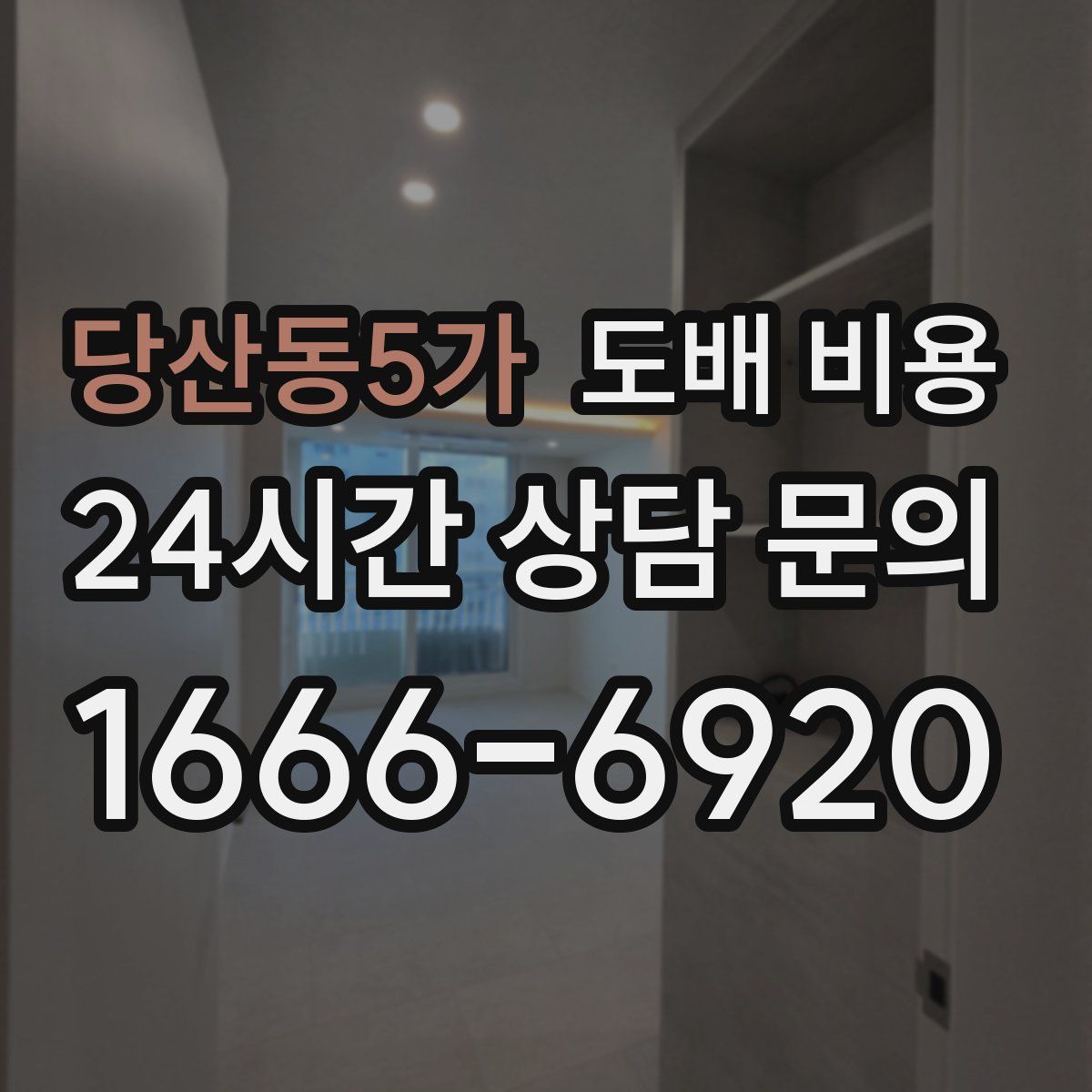 당산동5가 도배 비용