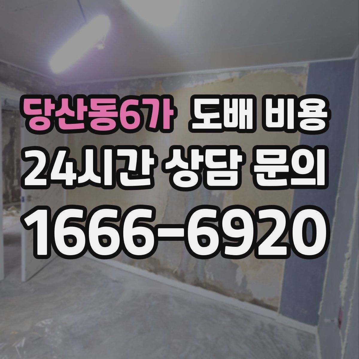 당산동6가 도배 비용