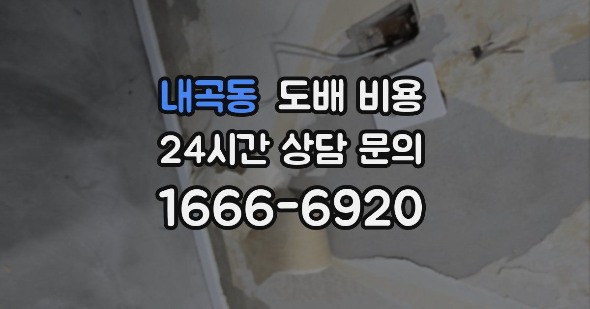 내곡동 도배 비용