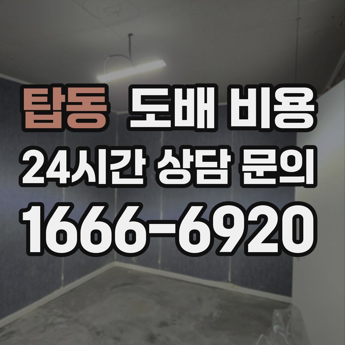 탑동 도배 비용