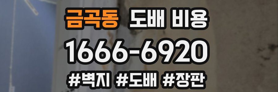 금곡동 도배 비용