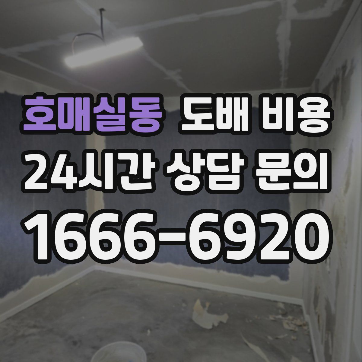 호매실동 도배 비용