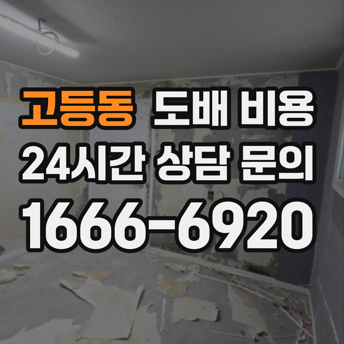 고등동 도배 비용