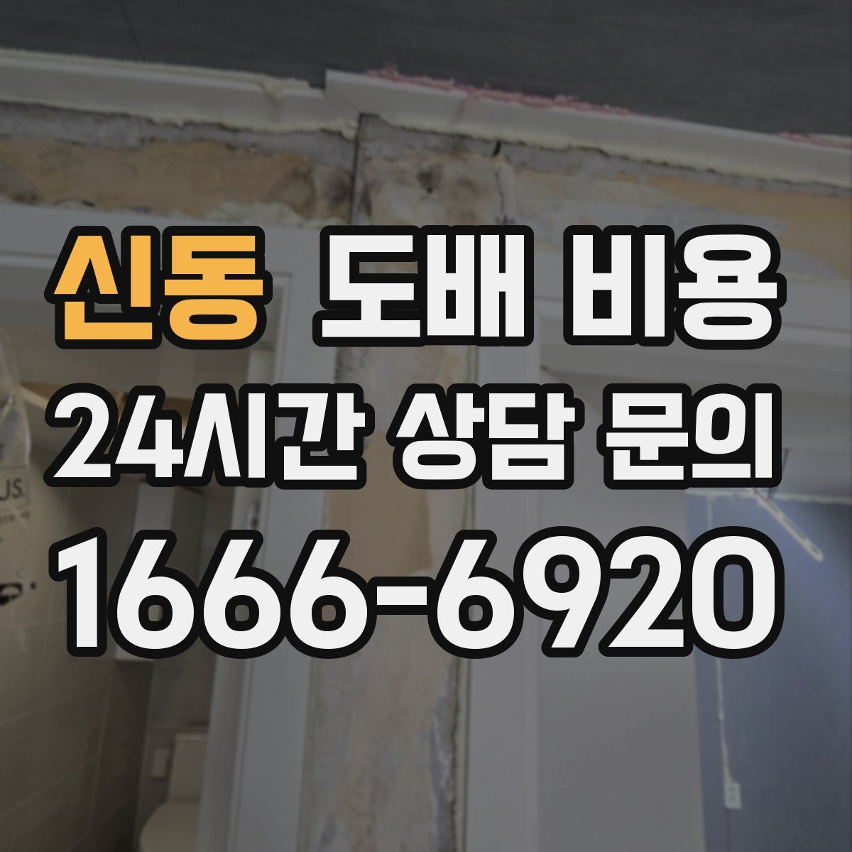 신동 도배 비용