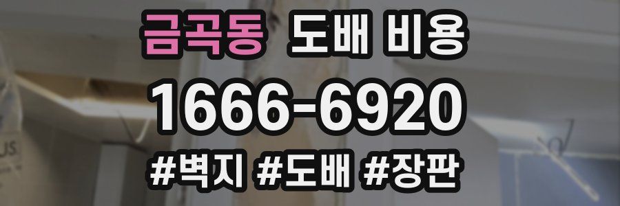 금곡동 도배 비용
