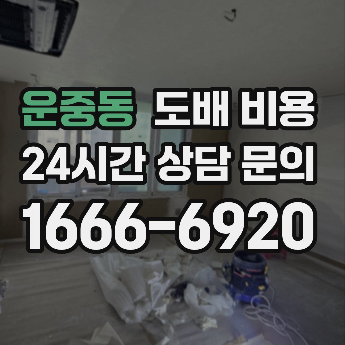 운중동 도배 비용