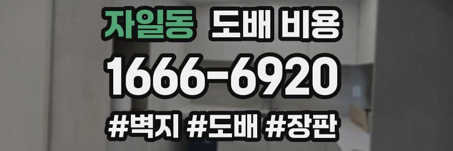 자일동 도배 비용