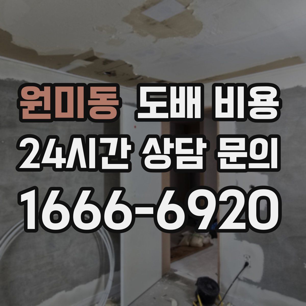 원미동 도배 비용