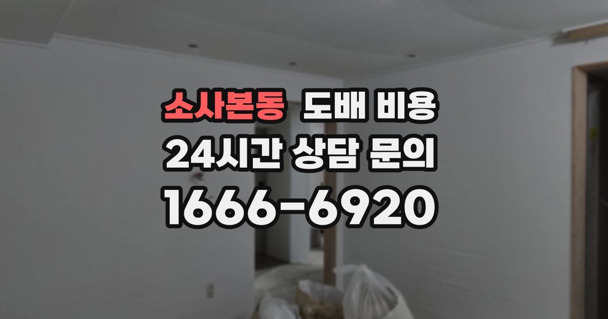 소사본동 도배 비용