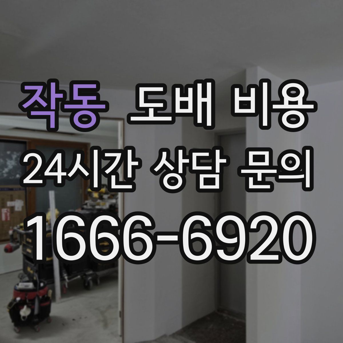 작동 도배 비용
