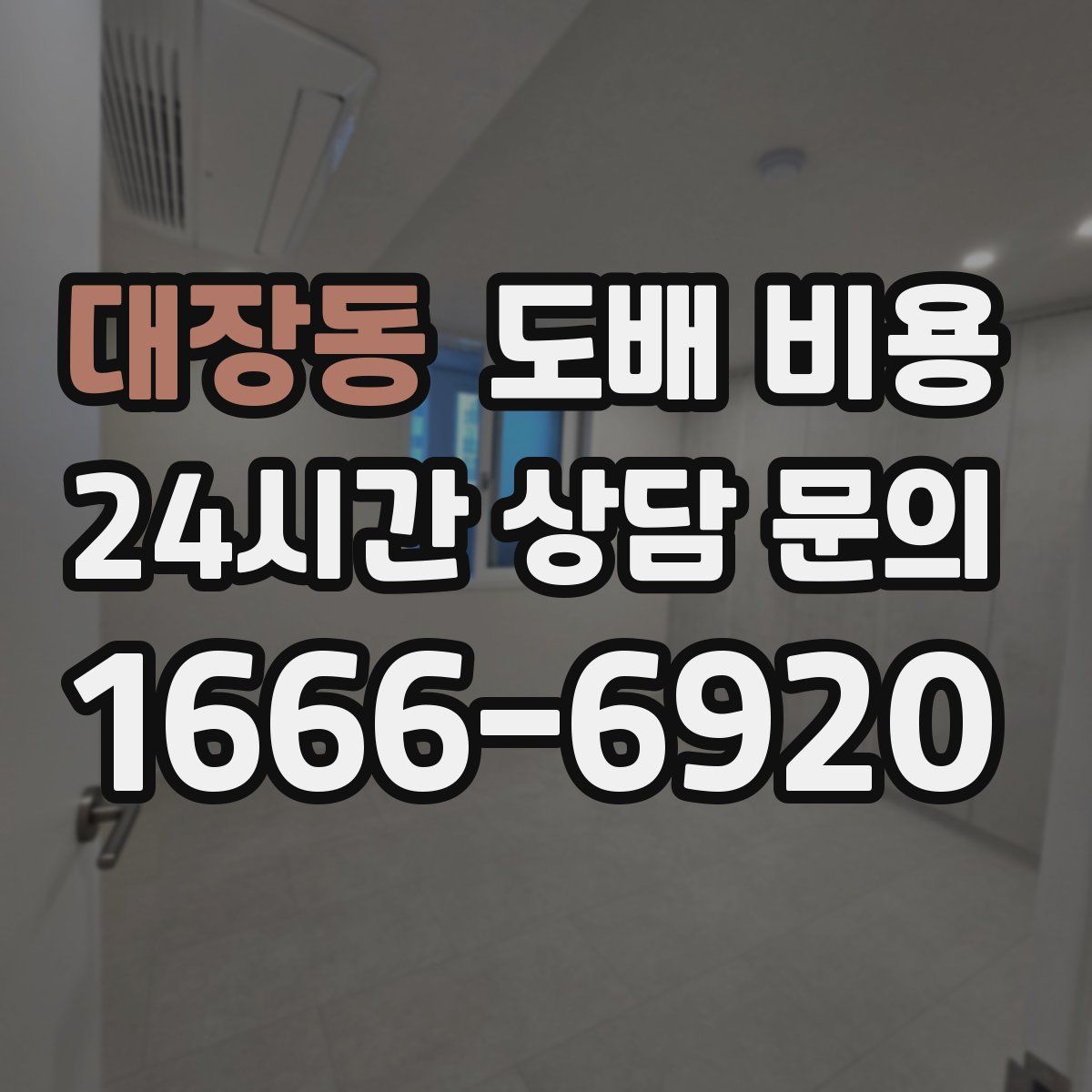 대장동 도배 비용