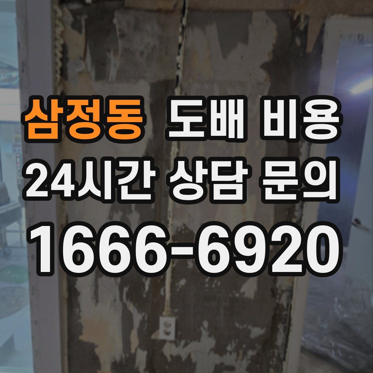 삼정동 도배 비용