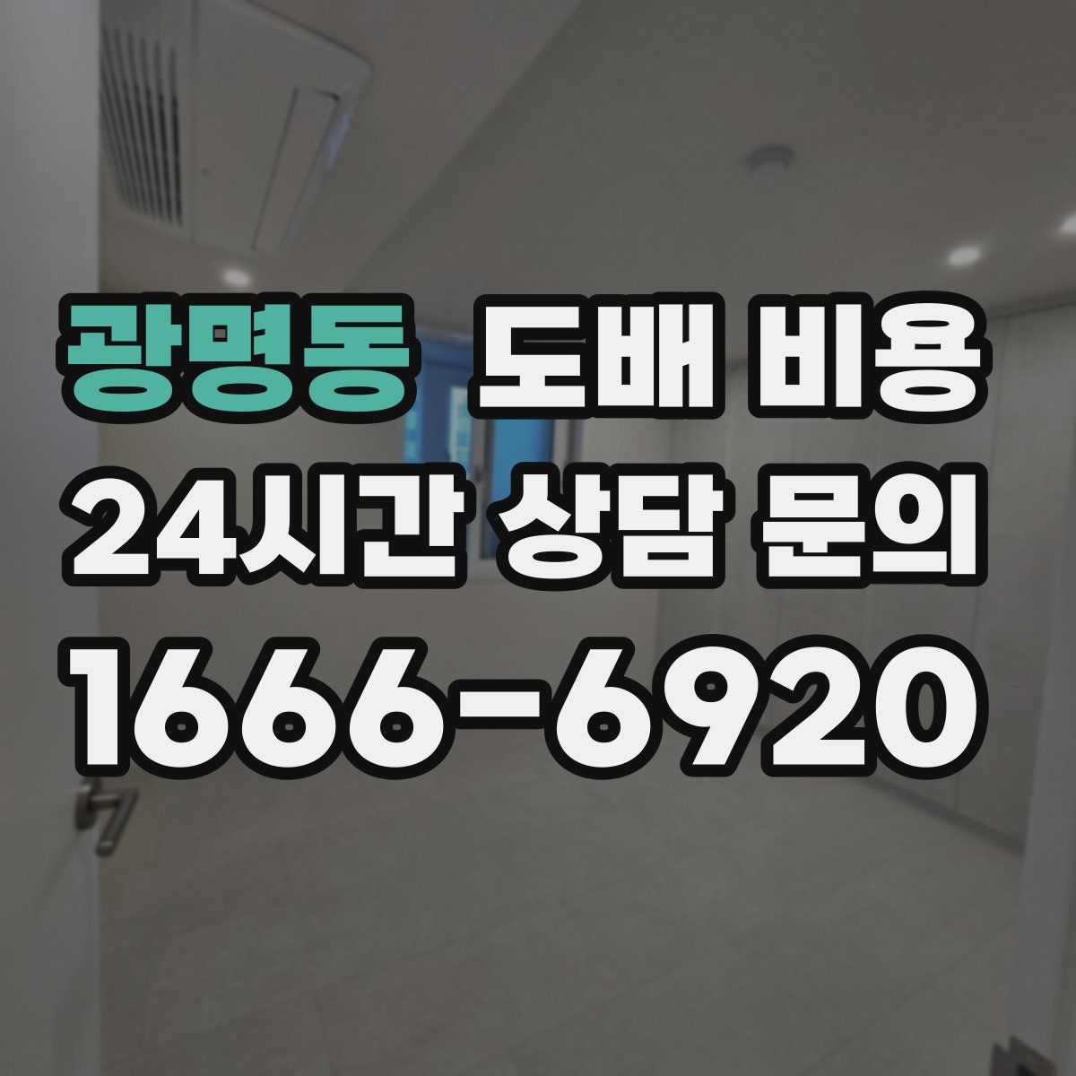 광명동 도배 비용