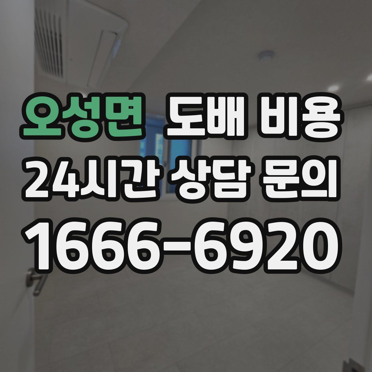 오성면 도배 비용