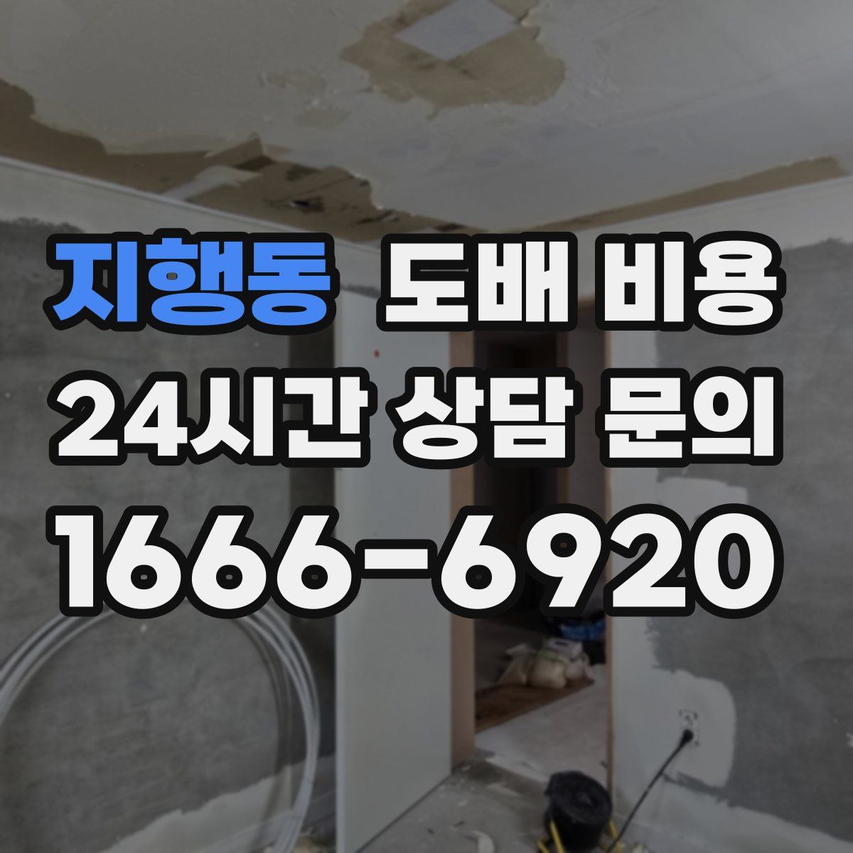 지행동 도배 비용
