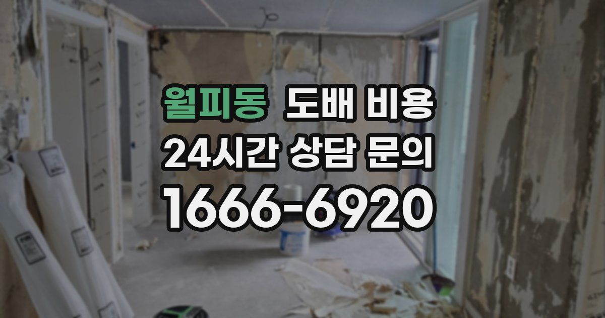 월피동 도배 비용