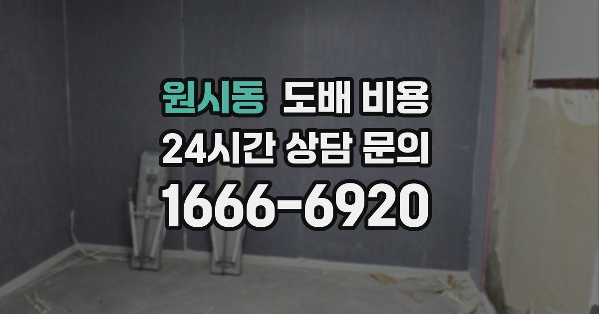 원시동 도배 비용