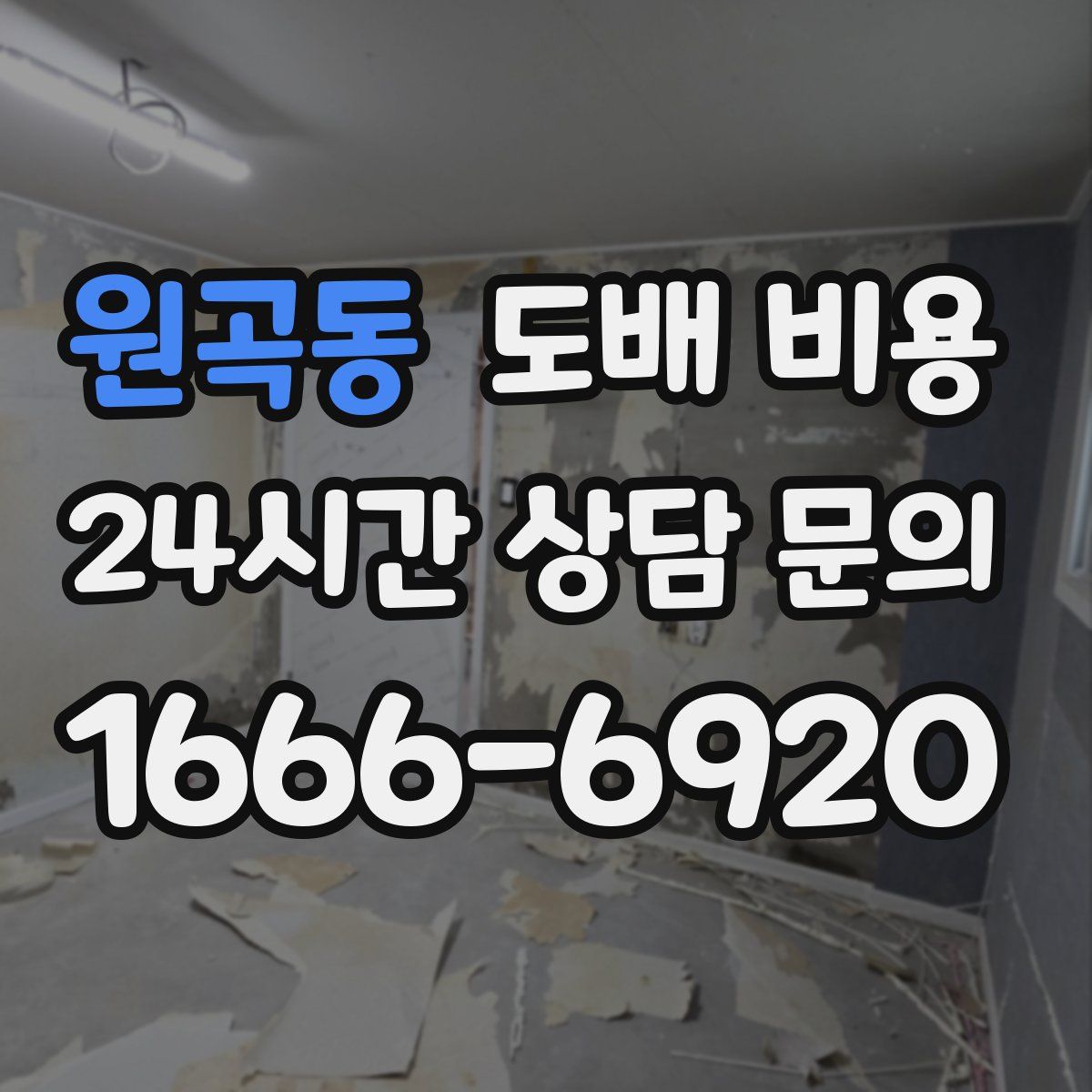 원곡동 도배 비용