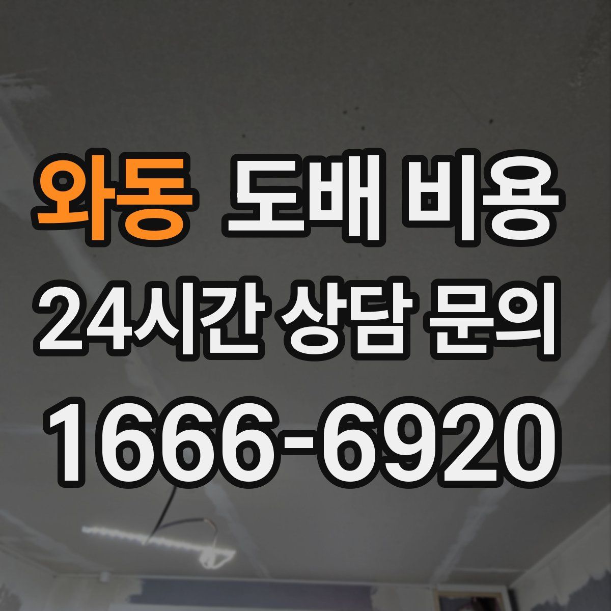 와동 도배 비용