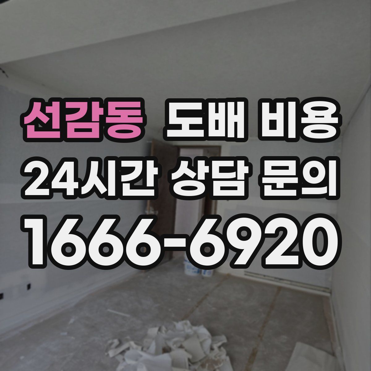선감동 도배 비용