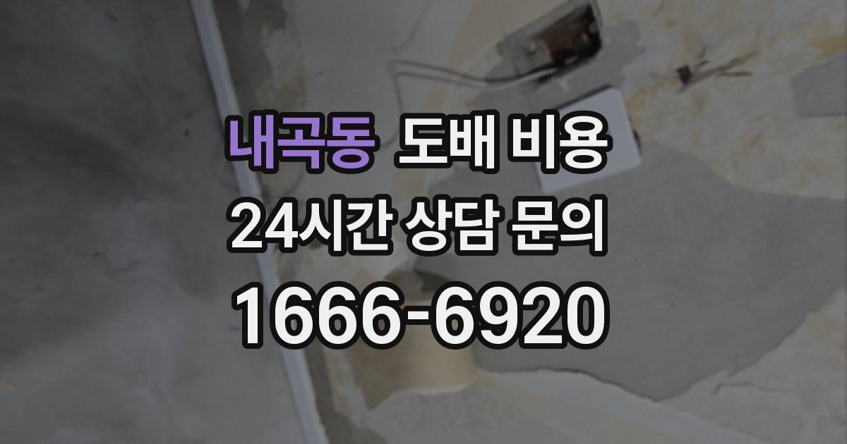 내곡동 도배 비용