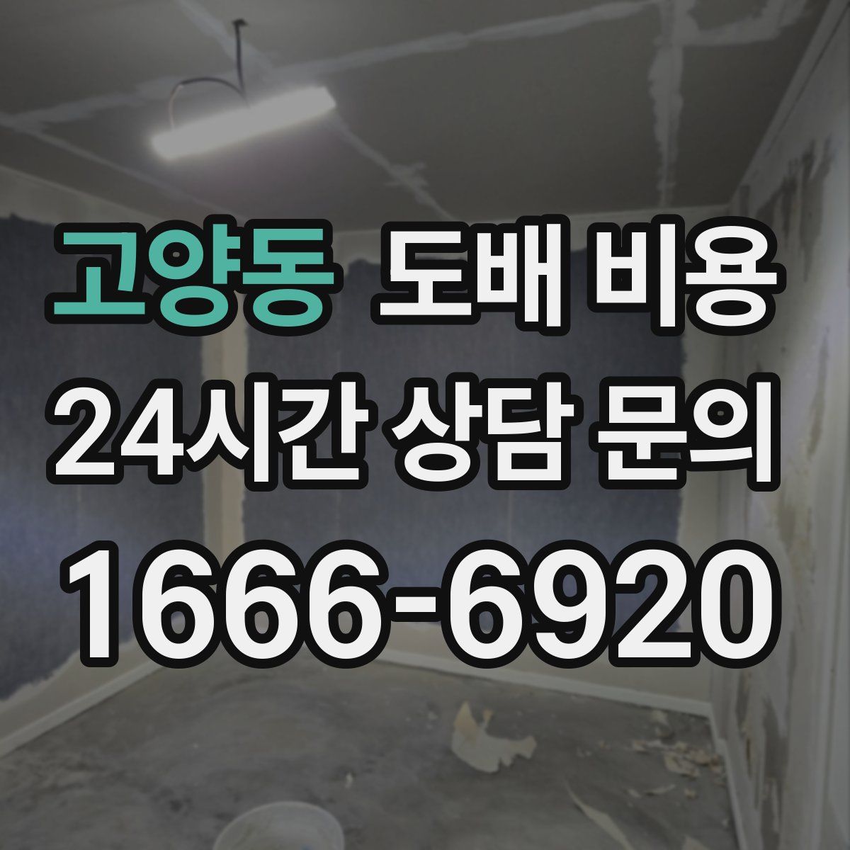 고양동 도배 비용