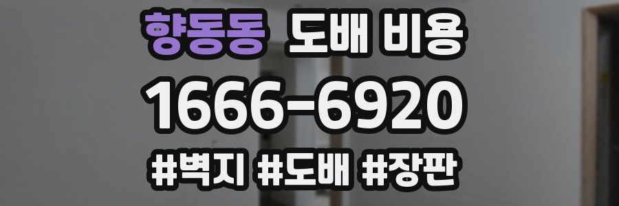 향동동 도배 비용