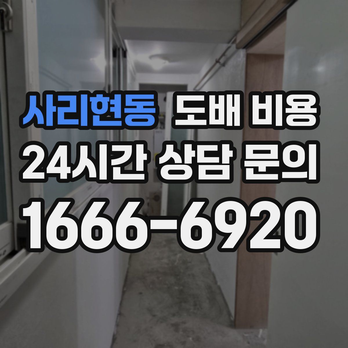 사리현동 도배 비용