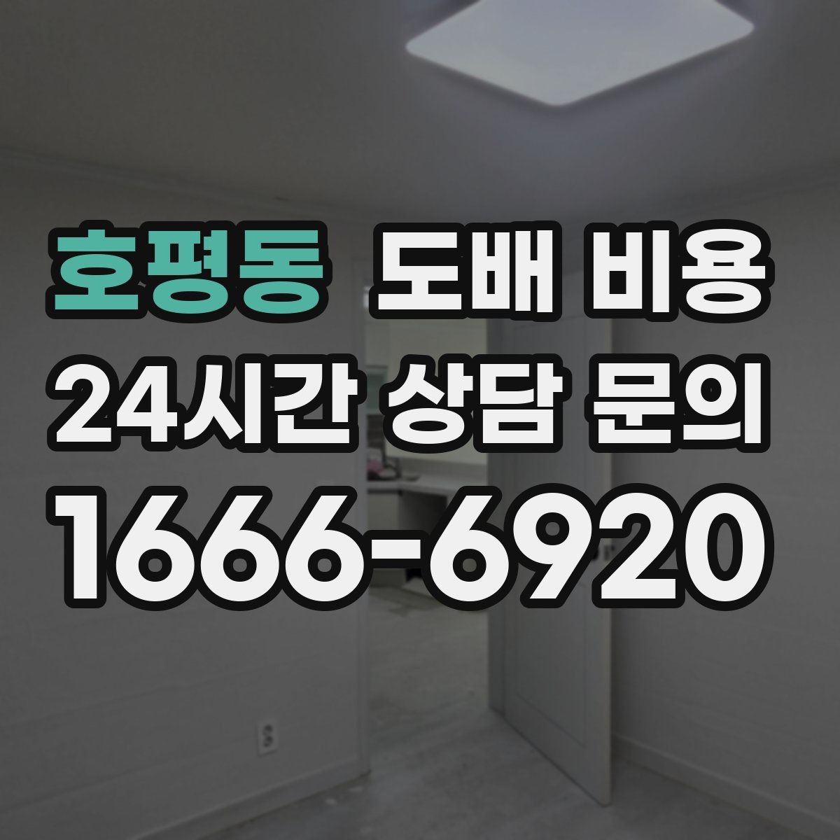 호평동 도배 비용