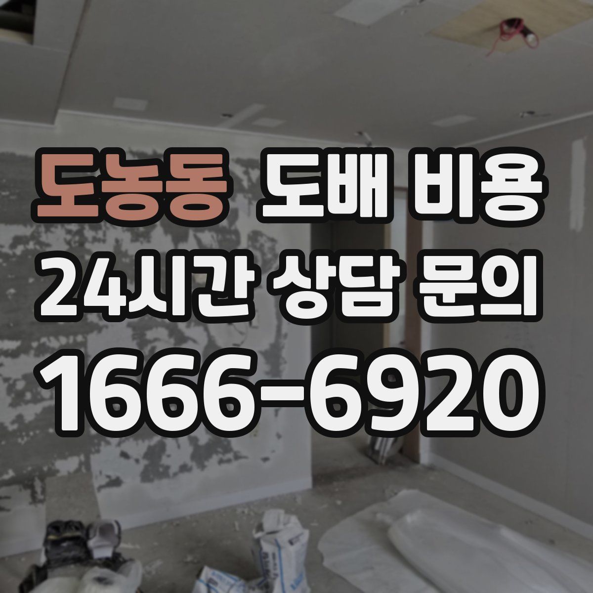도농동 도배 비용