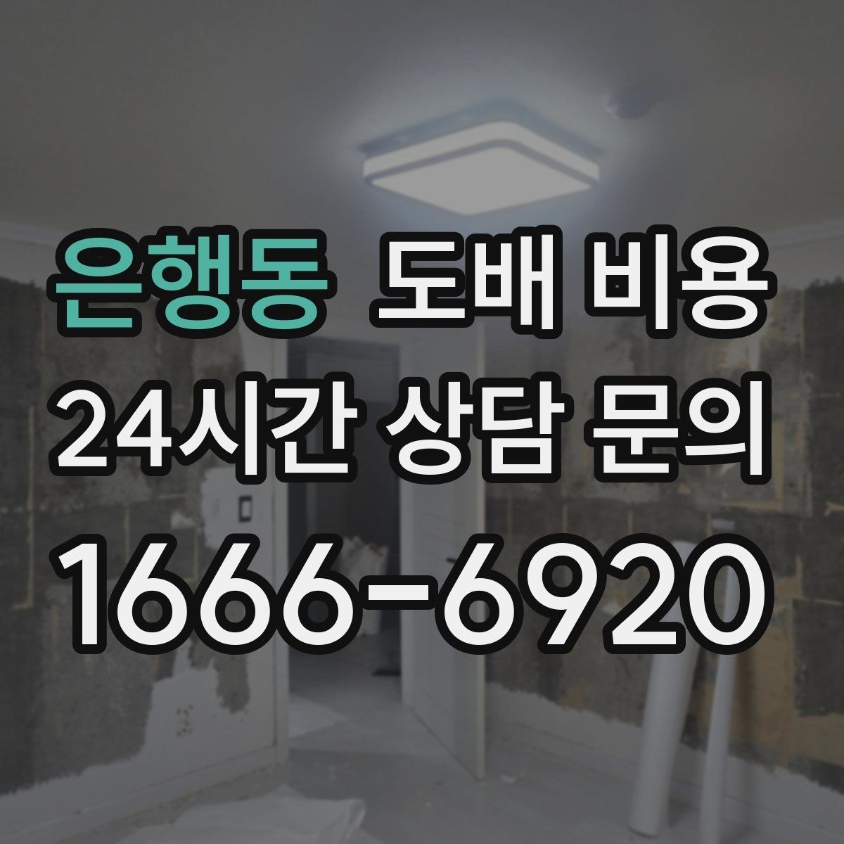 은행동 도배 비용 확인 후 계약 전 점검사항