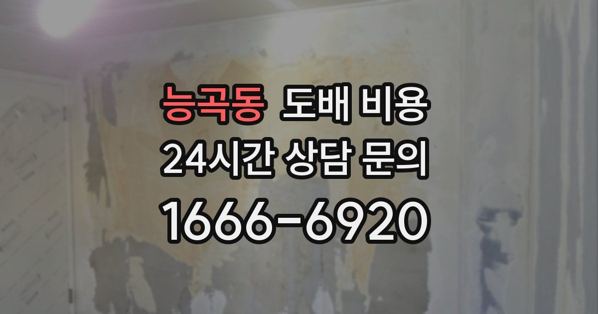 능곡동 도배 비용