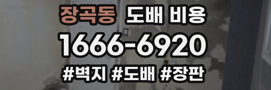 장곡동 도배 비용